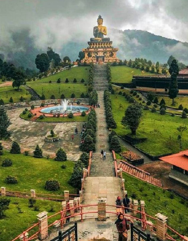 Sikkim Booking - Most Beautiful Lingdum or Ranka Monastery 20 km from Gangtok, Top Tourist Spots to visit in Sikkim, Places of Tourist Attraction in Sikkim, Low Cost Sikkim Travel Packages from Sikkim Booking, Booking Online Sikkim Travel Packages from Sikkim Booking